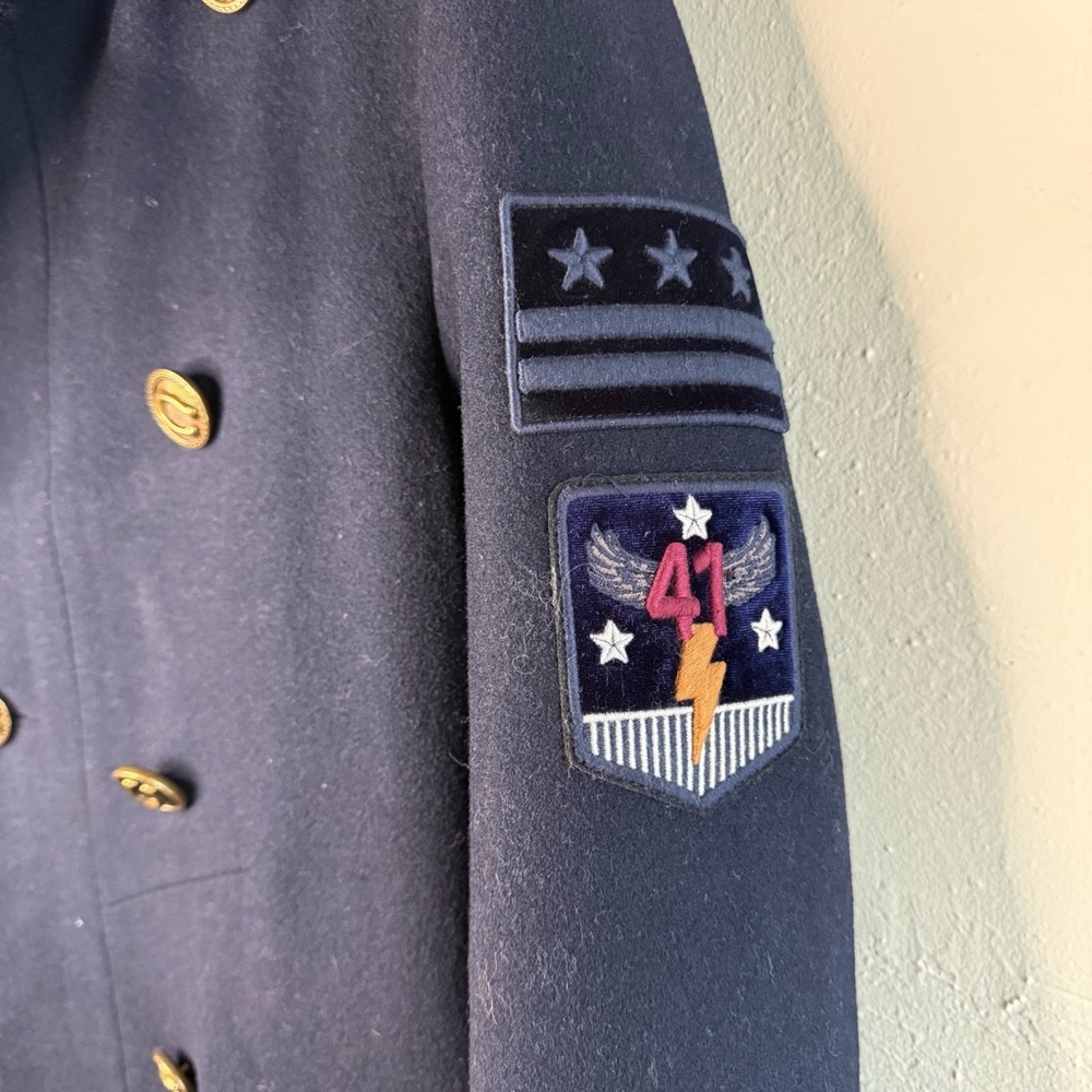 Coach 1941 Naval Officer Pea Coat Navy Blue Wool Size XS - Picture 4 of 10